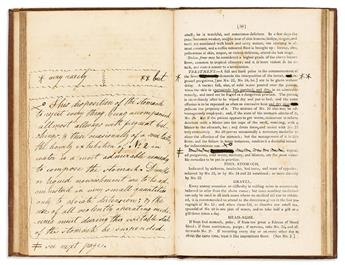 Heermann, Lewis (1779-1833) Directions for the Medicine Chest, Authors Annotated Presentation Copy.